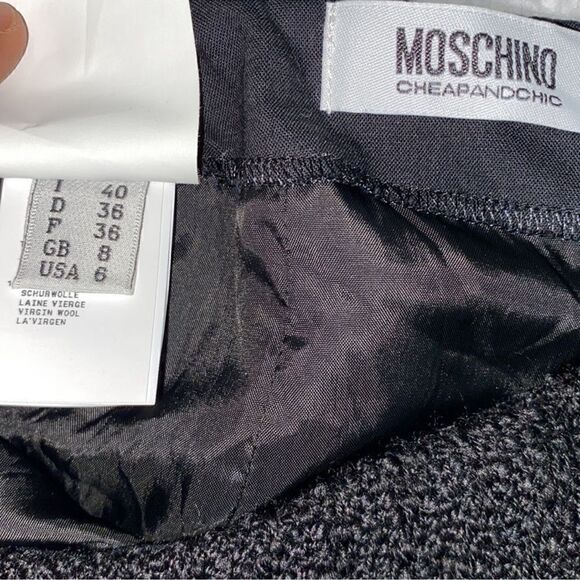 Moschino Cheapandchic Black Skirt(Size 6) - Picture 3 of 5